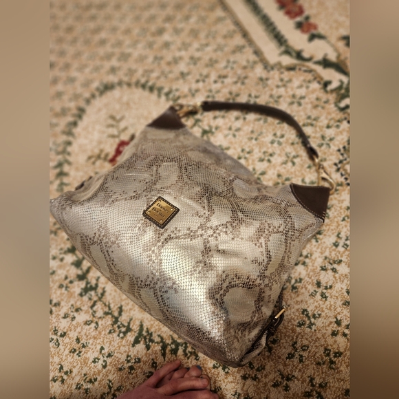 Dooney & Bourke Snakeskin Satchel - Picture 2 of 7